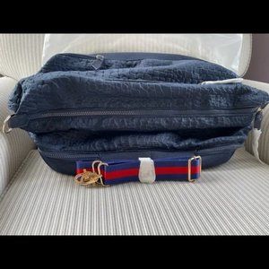 New Stella & Dot Crush It Double take Navy croc Convertible Bag